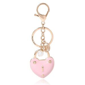 Juicy Couture Women's Heart Lock Keychain